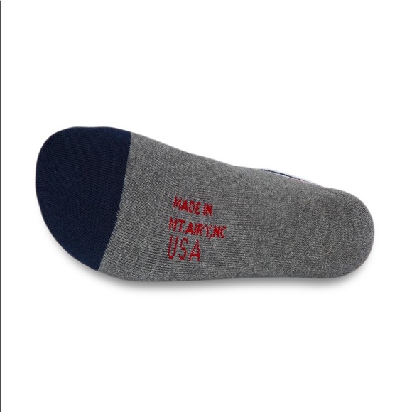 2x NWT MADE HERE Main Street No Show Heather Grey Unisex Cotton Socks, L/XL - Picture 5 of 6